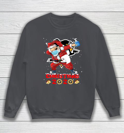 Pittsburgh Penguins Funny Santa Claus Dabbing Christmas 2020 NHL Sweatshirt 4