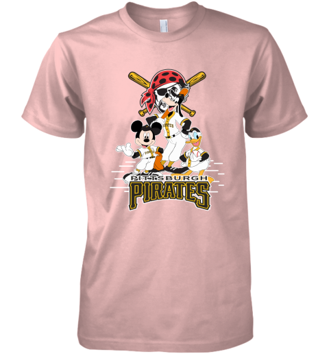 Pittsburgh Pirates Mickey Donald And Goofy Baseball Premium Men's