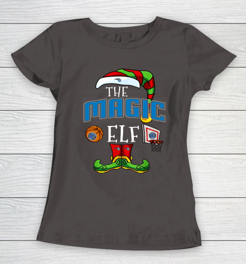 Orlando Magic Christmas ELF Funny NBA Women's T-Shirt 7