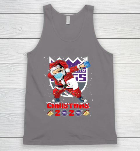 Sacramento Kings Funny Santa Claus Dabbing Christmas 2020 NBA Tank Top 6