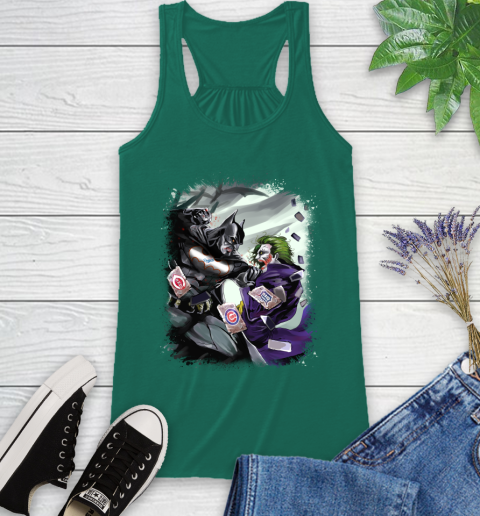 Los Angeles Dodgers MLB Baseball Batman Fighting Joker DC Comics Racerback Tank 7