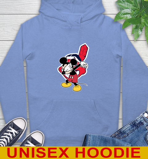 Cleveland Indians MLB Baseball Dabbing Mickey Disney Sports Hoodie 11
