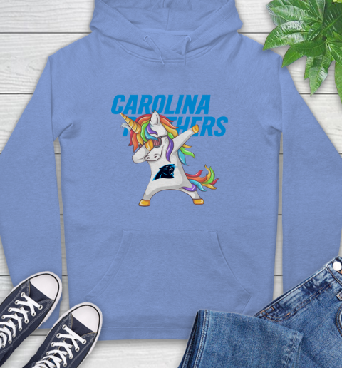 Carolina Panthers NFL Football Funny Unicorn Dabbing Sports Hoodie 11