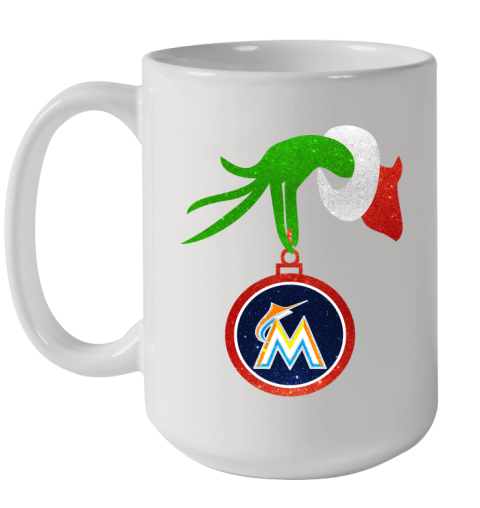 Miami Marlins Grinch Merry Christmas MLB Baseball Ceramic Mug 15oz