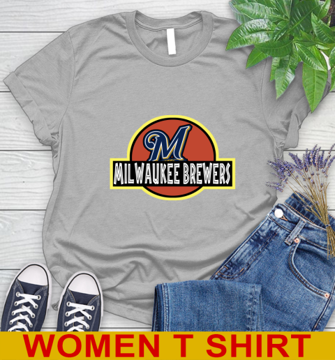 MLB Milwaukee Brewers Jurassic Park Dinosaur Movie Baseball Sports 93