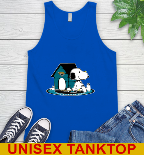 NFL Football Jacksonville Jaguars Snoopy The Peanuts Movie Shirt Tank Top 5