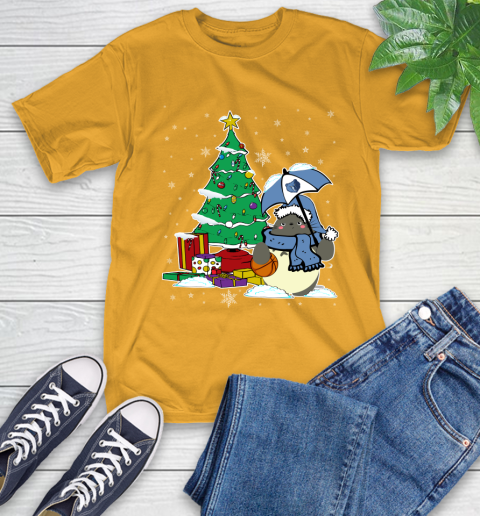 Memphis Grizzlies NBA Basketball Cute Tonari No Totoro Christmas Sports T-Shirt 2