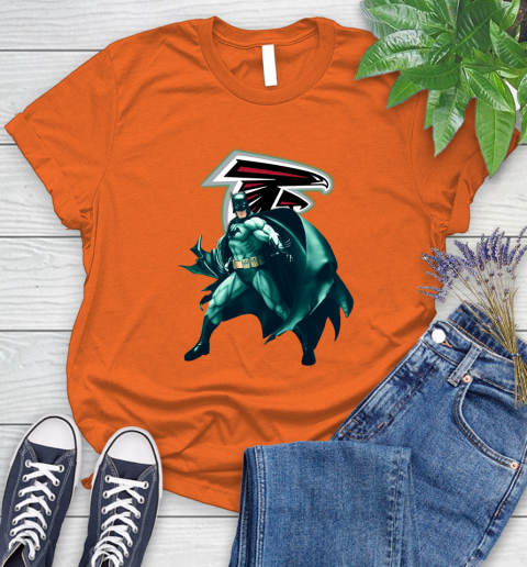 NFL Batman Football Sports Atlanta Falcons Women's T-Shirt 4