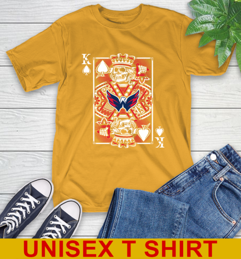 Washington Capitals NHL Hockey The King Of Spades Death Cards Shirt T-Shirt 2