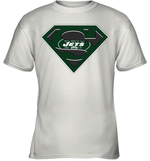 Youth Heathered Green New York Jets Logo T-Shirt