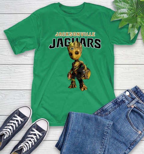 Jacksonville Jaguars NFL Football Groot Marvel Guardians Of The Galaxy T-Shirt 7