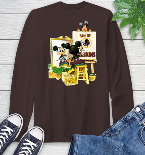 NFL Football Washington Redskins Mickey Drawing Shirt 61