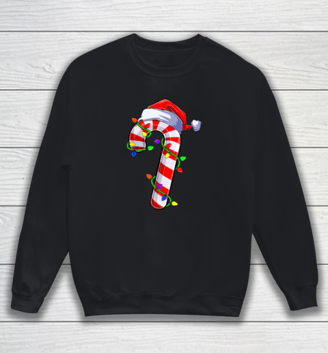 Candy Cane Crew Santa Christmas Sweatshirt