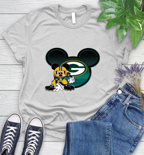 NFL Green Bay Packers Mickey Mouse Disney Football T Shirt Women's T-Shirt