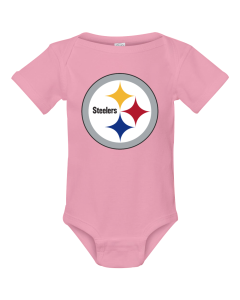 Pittsburgh Steelers Newborn & Infant Team Logo Bodysuit - Black in