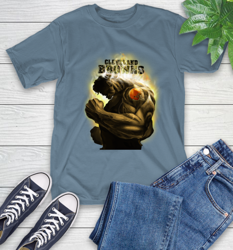 Cleveland Browns NFL Football Hulk Marvel Avengers Sports T-Shirt 8