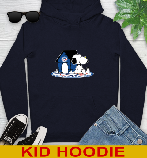 MLB Baseball Toronto Blue Jays Snoopy The Peanuts Movie Shirt Youth Hoodie 4