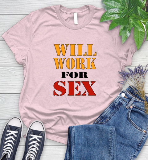 Miley Cyrus Will Work For Sex Women's T-Shirt 8