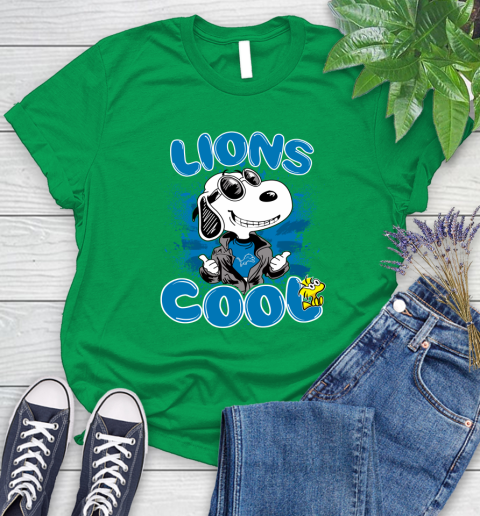 NFL Football Detroit Lions Cool Snoopy Shirt Women's T-Shirt 7