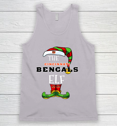 Cincinnati Bengals Christmas ELF Funny NFL Tank Top 3