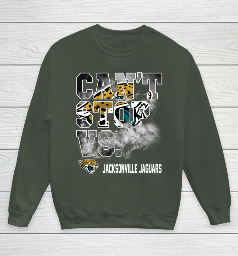 NFL Jacksonville Jaguars Can't Stop Vs Youth Sweatshirt 8