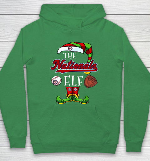 Washington Nationals Christmas ELF Funny MLB Hoodie 5