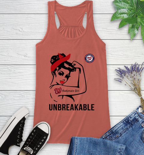 WASHINGTON NATIONALS MLB Toronto Blue Jays Girl Unbreakable Baseball Sports Racerback Tank 2