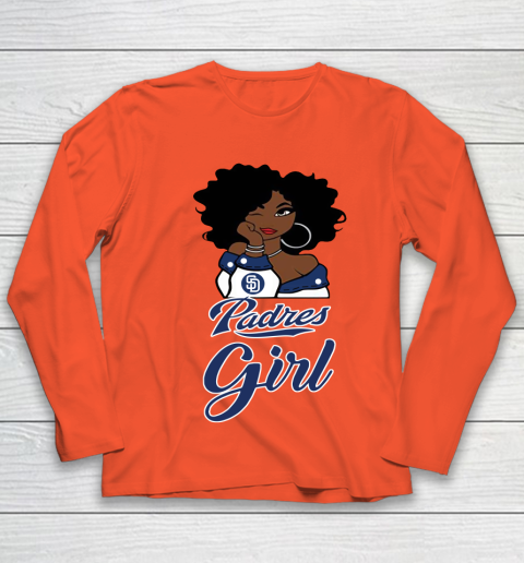 San Diego Padress Girl MLB Youth Long Sleeve 4