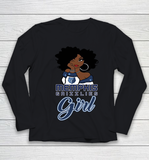 Memphis Grizzlies Girl NBA Youth Long Sleeve