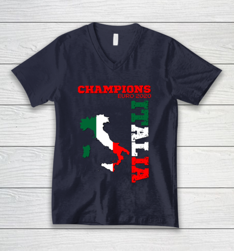 Italy Champions Euro 2020 played in 2021 V-Neck T-Shirt 2