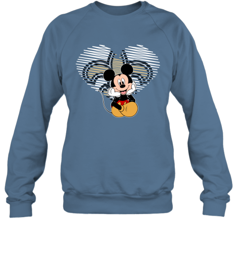 NFL New Orleans Saints Mickey Mouse Disney Football T Shirt Youth Hoodie