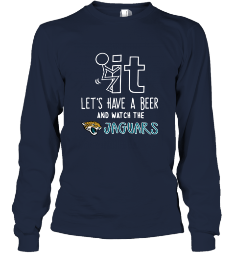 Mens Jacksonville Jaguars Primary Colour Logo Long Sleeve T-Shirt