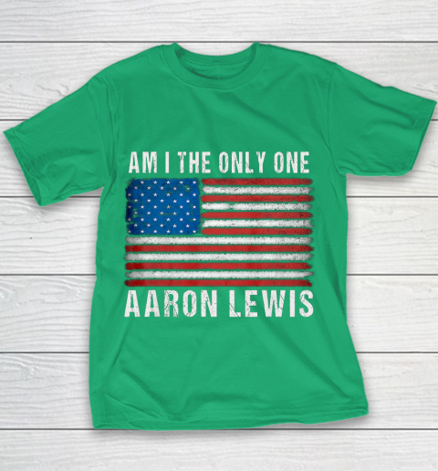 Am I The Only One Aaron Lewis Flag USA Youth T-Shirt 3