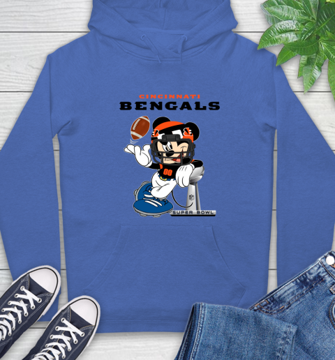 NFL Cincinnati Bengals Mickey Mouse Disney Super Bowl Football T Shirt Hoodie 9