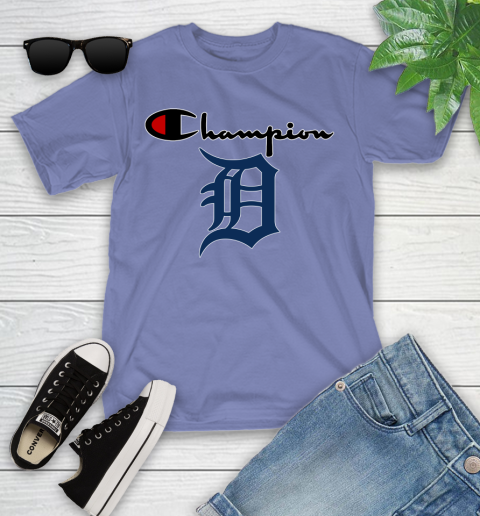 MLB Baseball Detroit Tigers Champion Shirt Youth T-Shirt 12