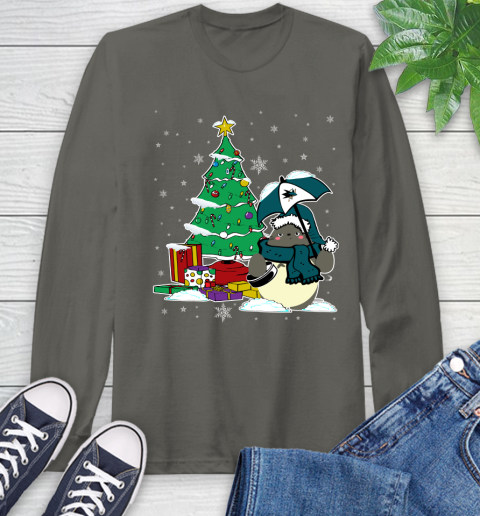 St.Louis Blues NHL Hockey Cute Tonari No Totoro Christmas Sports (2) Long Sleeve T-Shirt 9