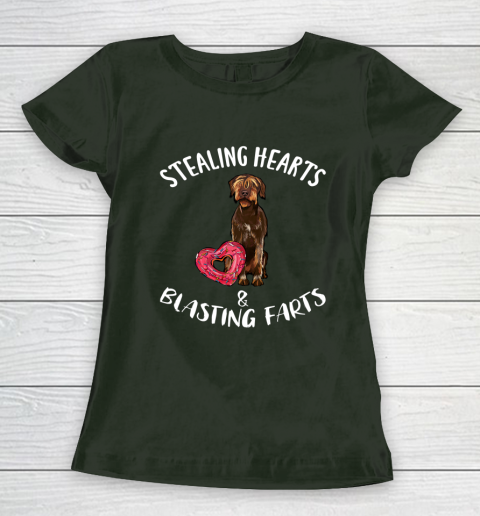Stealing Hearts Blasting Farts Wirehaired Pointing Griffon Women's T-Shirt 4