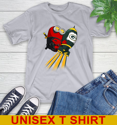 NFL Football Green Bay Packers Deadpool Minion Marvel Shirt T-Shirt 5