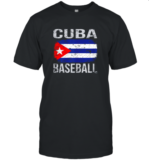 Cuba Baseball, Cuban Flag Unisex Jersey Tee