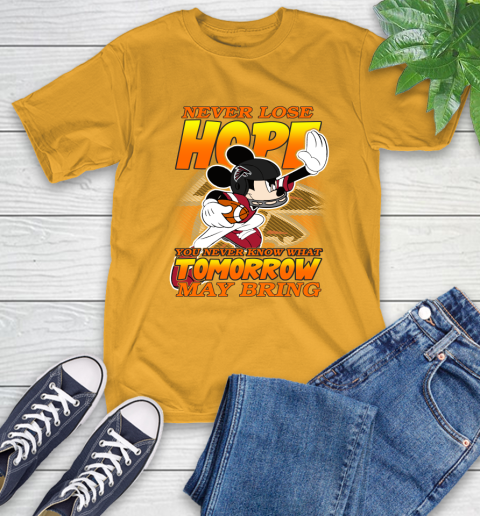 Atlanta Falcons NFL Football Mickey Disney Never Lose Hope (1) T-Shirt 2