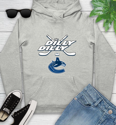 NHL Vancouver Canucks Dilly Dilly Hockey Sports Youth Hoodie