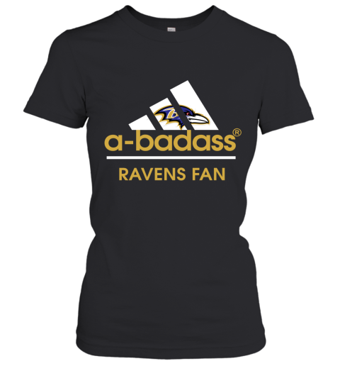 A badass Baltimore Ravens Mashup Adidas NFL Shirts Women's T-Shirt