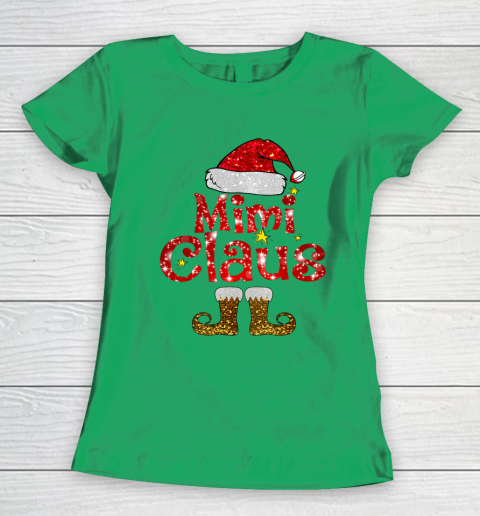 Funny Santa Mimi Claus Merry Christmas Women's T-Shirt 5