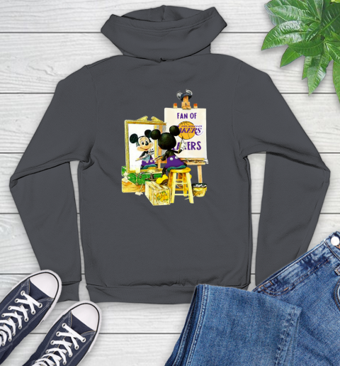 NBA Basketball Los Angeles Lakers Mickey Drawing Shirt 131 NBA Basketball Los Angeles Lakers Mickey Drawing Shirt - Image 131