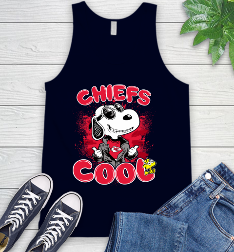 NFL Football Kansas City Chiefs Cool Snoopy Shirt Tank Top 2