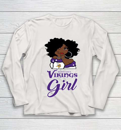 Minnesota Vikings Girl NFL Youth Long Sleeve 11