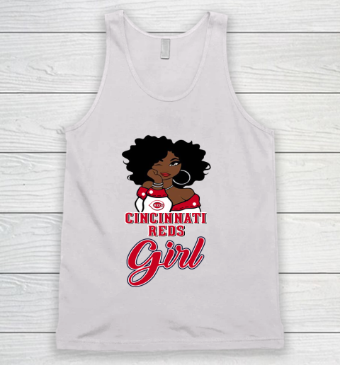 Cincinnati Reds Girl MLB Tank Top 2