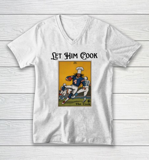 James Cook Let Him Cook Buffalo Football Bills Shirt V-Neck T-Shirt