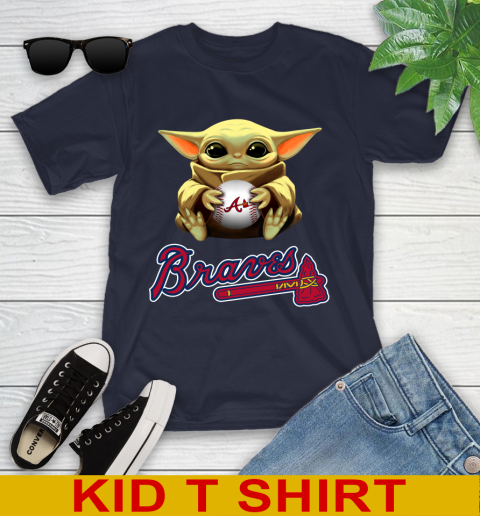 MLB Baseball Atlanta Braves Star Wars Baby Yoda Shirt 103