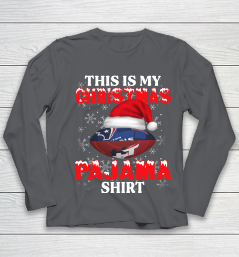 Houston Texans This Is My Christmas Pajama Shirt NFL Youth Long Sleeve 6